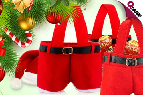 For QR69, Get a set of 3 Novelty & Adorably Cute Santa Treat Bags!